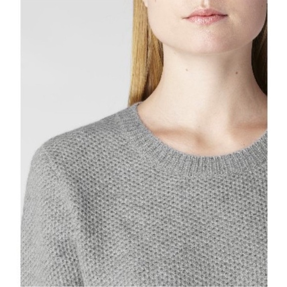 All Saints Char Boyfriend Jumper Sweater 100% Cashmere Sz2 - Picture 3 of 15